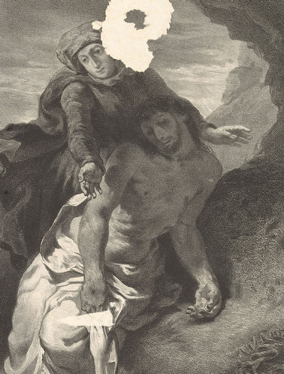 Célestin François Nanteuil, Pietà (naar Delacroix), 1848-1852